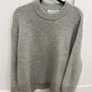 Primark Heathered Gray Crew Neck Sweater